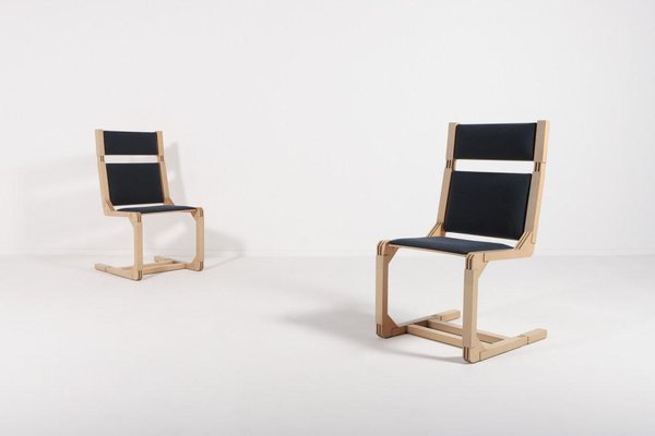 Architectural Chairs, Denmark, 1990s, Set of 2-KMC-973455