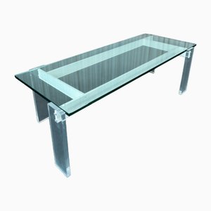 Architectural Glass and Acrylic Coffee Table, 1980s-PMQ-1786422