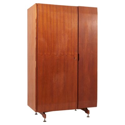 Architectural Wooden Cabinet, Italy, 1950s-SFD-1056790