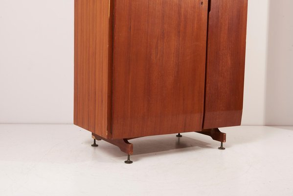 Architectural Wooden Cabinet, Italy, 1950s-SFD-1056790