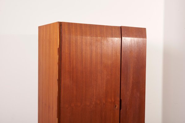 Architectural Wooden Cabinet, Italy, 1950s-SFD-1056790