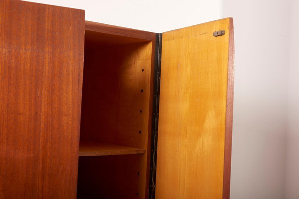 Architectural Wooden Cabinet, Italy, 1950s-SFD-1056790