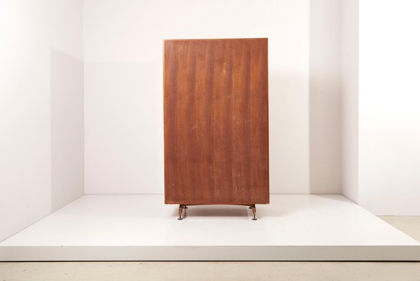 Architectural Wooden Cabinet, Italy, 1950s-SFD-1056790