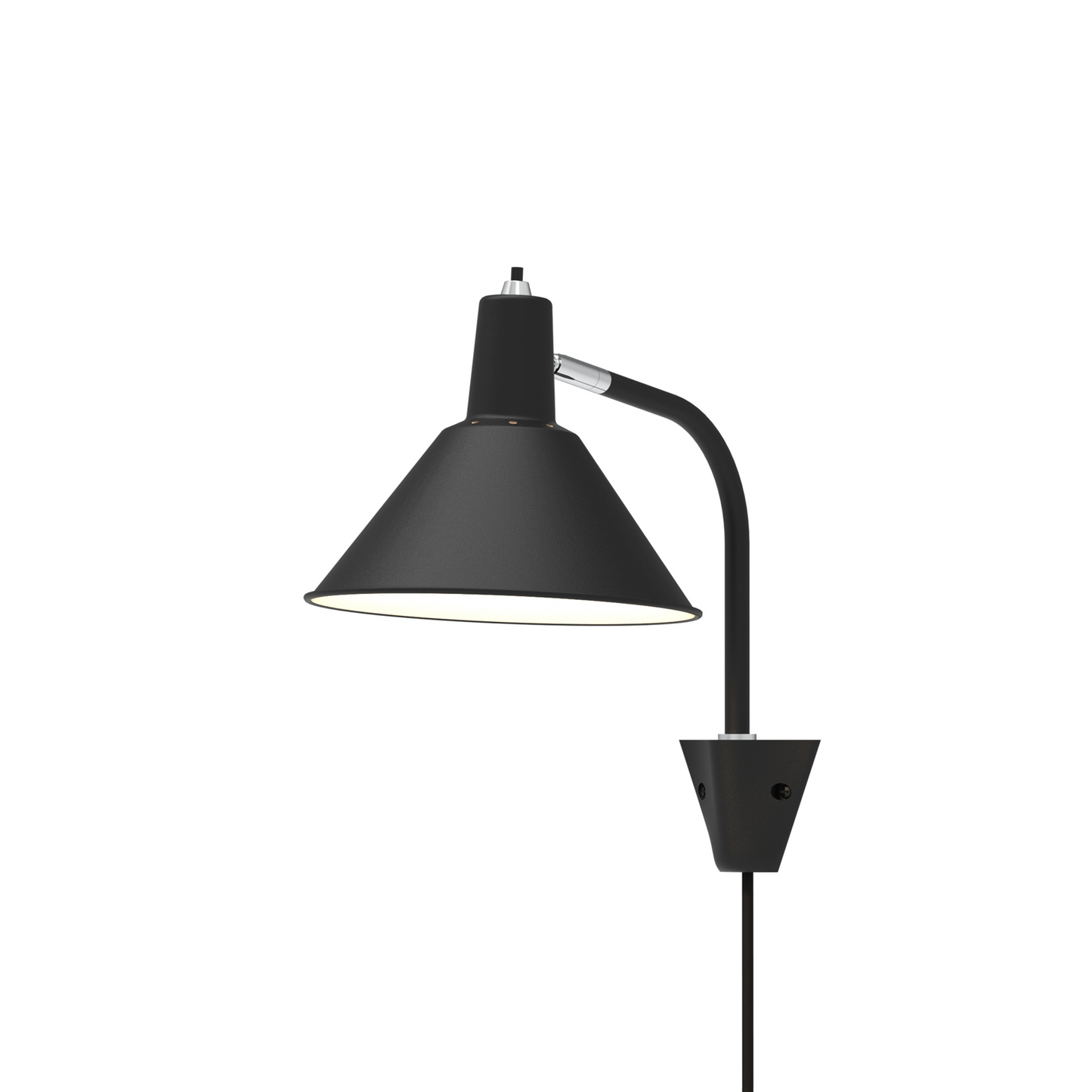 Arcon Wall Lamp by NUAD #Black / Chrome
