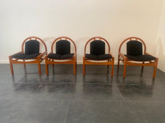 Argos Dining Chairs from Baumann, France, 1980s, Set of 4-IJR-1721146