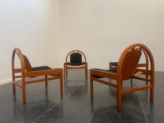 Argos Dining Chairs from Baumann, France, 1980s, Set of 4-IJR-1721146