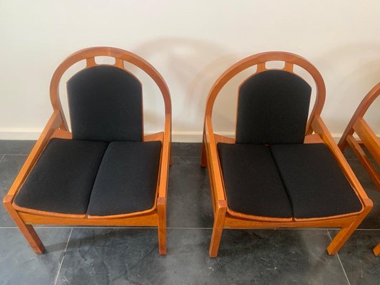 Argos Dining Chairs from Baumann, France, 1980s, Set of 4-IJR-1721146