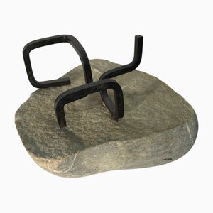 Ariel Elizondo Lizarraga, Assis, 2023, Steel & Stone Sculpture-QNR-1769569