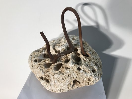 Ariel Elizondo Lizarraga, Maritime, 2023, Stone & Corten Steel Sculpture-QNR-1769074