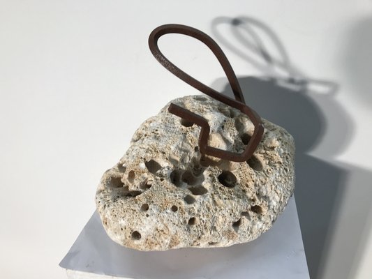 Ariel Elizondo Lizarraga, Maritime, 2023, Stone & Corten Steel Sculpture-QNR-1769074