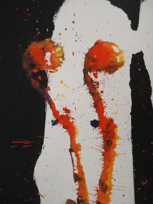 Arman, Chicago Riffle, Traces of Violins, Oil on Paper-KHH-2039279