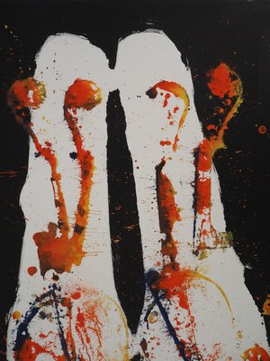 Arman, Chicago Riffle, Traces of Violins, Oil on Paper-KHH-2039279