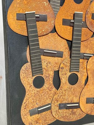 Arman, Guitars, Metal & Wood on Canvas-NEV-2028812