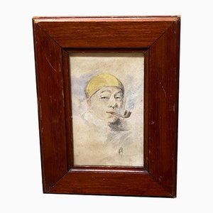 Armand Henrion, Portrait, Oil on Canvas, Framed-TEP-1288615