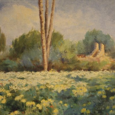 Armando Bezzi, Splendid Landscape, 1920s, Oil on Canvas-RP-2019899