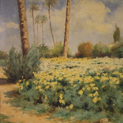 Armando Bezzi, Splendid Landscape, 1920s, Oil on Canvas-RP-2019899