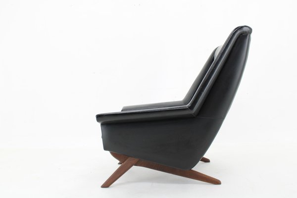 Armchair 4410 in Leatherette attributed to Folke Ohlsson, Denmark, 1970s-TZ-1807362