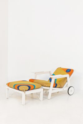 Armchair and Footstool by Martin Eisler & Carlo Hauner for Reguitti, Florida, 1968s, Set of 2-RCE-1384190