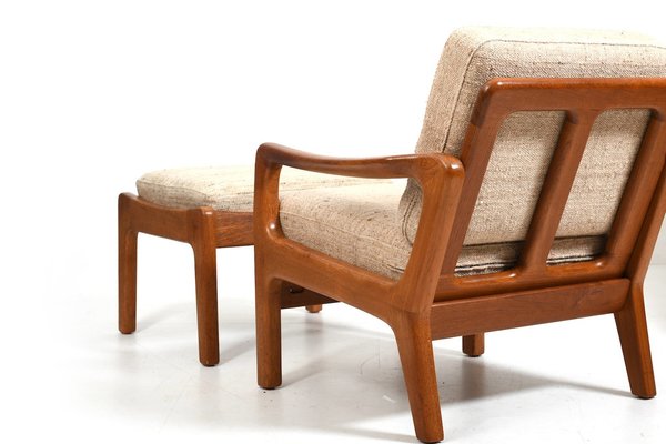 Armchair and Ottoman by Jens-Juul Christensen for Jk Denmark, 1960s, Set of 2-RA-2036209