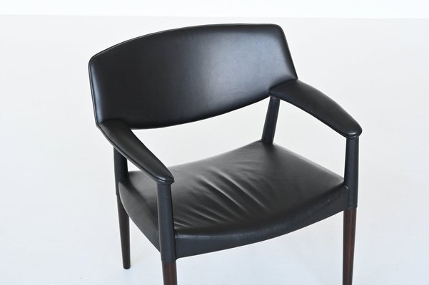 Armchair by Ejnar Larsen & Aksel Bender for Willy Beck, Denmark, 1949-BXV-1822986