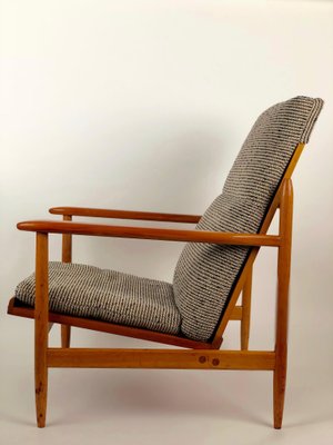 Armchair from Uluv In Cherry Wood, 1960s, Czech Republic-BAF-847355