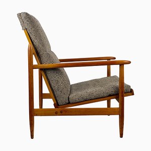 Armchair from Uluv In Cherry Wood, 1960s, Czech Republic-BAF-847355