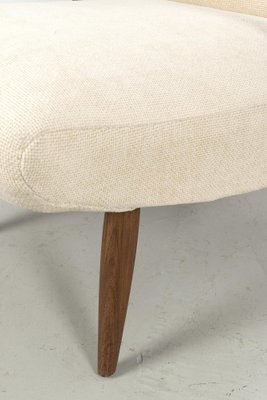 Armchair in Cream Fabric, 1950s-OKG-1788131