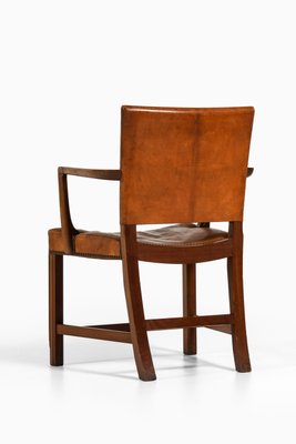 Armchair in Cuban Mahogany and Niger Leather attributed to Kaare Klint, 1930s-SC-2022143