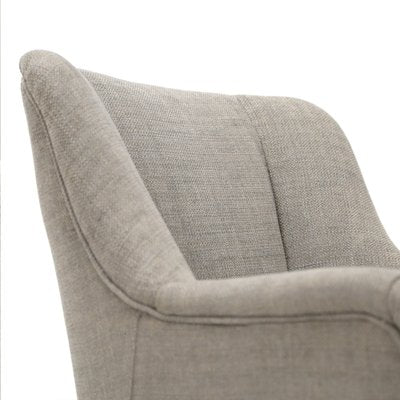 Armchair in Gray Fabric, 1950s-EZ-987923