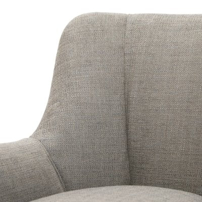 Armchair in Gray Fabric, 1950s-EZ-987923