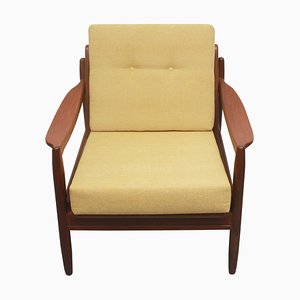 Armchair in Light Yellow Fabric, 1965-PF-1726321