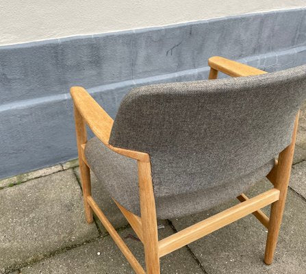 Armchair in Oak by Axle Bender Madsen for Fritz Hansen, 1960s-LCR-1156296