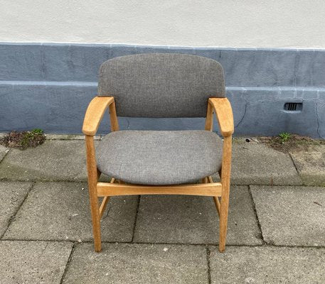 Armchair in Oak by Axle Bender Madsen for Fritz Hansen, 1960s-LCR-1156296