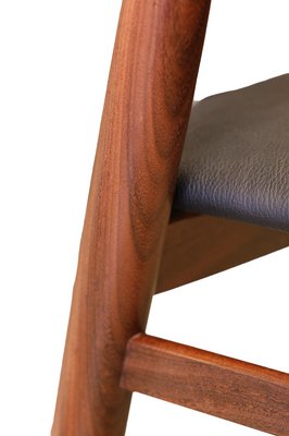 Armchair in Teak and Leather from Farstrup Møbler, 1960s-BPJ-1735380