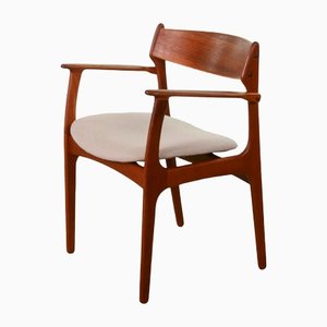 Armchair in Teak by Erik Buch for Oddense Maskinsnedkeri, 1960s-IXC-1348116