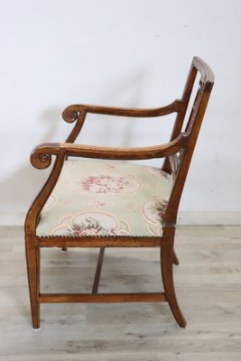 Armchair in Walnut, Mid-18th Century-DCO-1756940