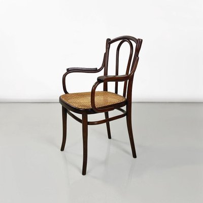 Armchair in Wood and Vienna Straw from Thonet, Austria, 1900s-GDD-1776513