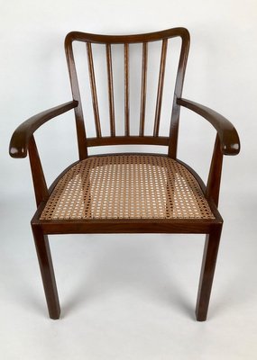 Armchair with Viennese Can Seat, 1930s-BAF-763491