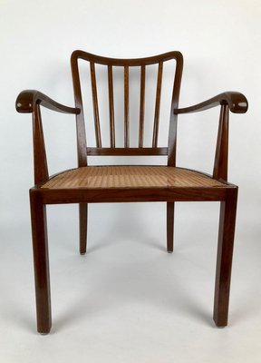 Armchair with Viennese Can Seat, 1930s-BAF-763491