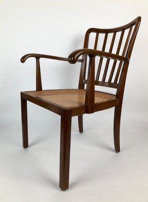 Armchair with Viennese Can Seat, 1930s-BAF-763491