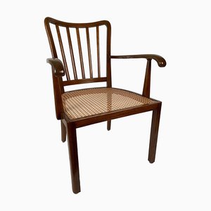 Armchair with Viennese Can Seat, 1930s-BAF-763491