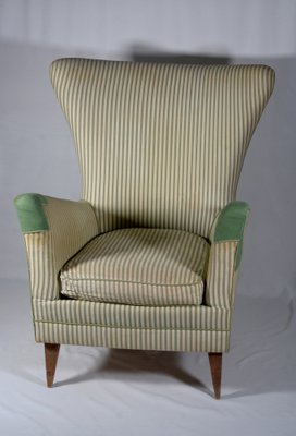 Armchair with Wooden Feet, 1960s-VHF-1816212