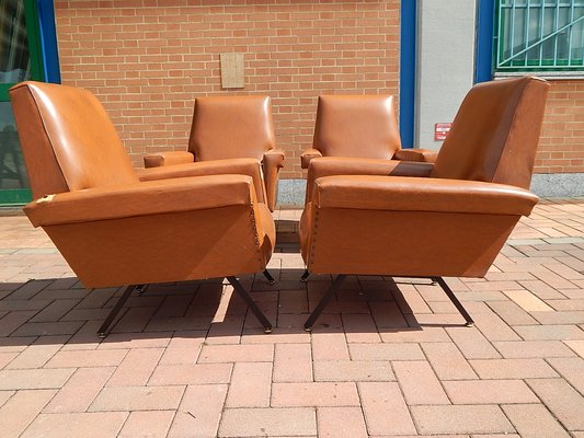 Armchairs, 1950s, Set of 4-JHL-998286