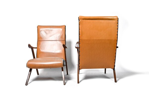 Armchairs, 1960s, Poland, Set of 2-HYJ-829661