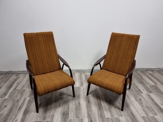 Armchairs attributed to Antonin Suman for Ton, 1960s, Set of 2-QJA-1402726