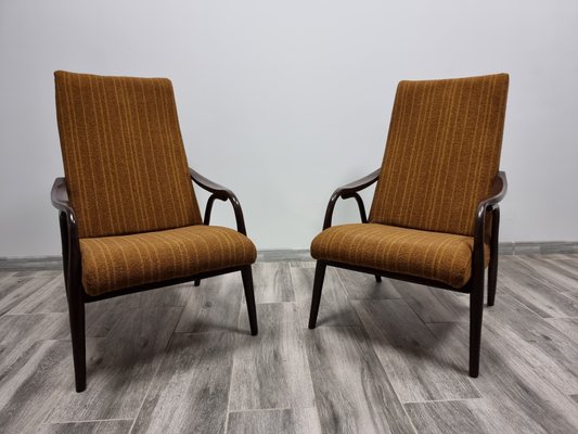 Armchairs attributed to Antonin Suman for Ton, 1960s, Set of 2-QJA-1402726