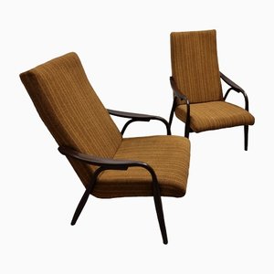 Armchairs attributed to Antonin Suman for Ton, 1960s, Set of 2-QJA-1402726