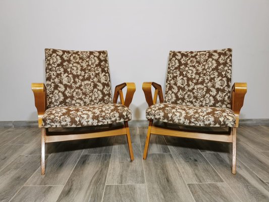 Armchairs attributed to Frantisek Jirak for Tatra, 1960s, Set of 2-QJA-1384251