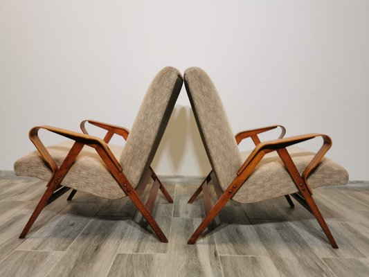 Armchairs attributed to Frantisek Jirak for Tatra, 1960s, Set of 2-QJA-1384255