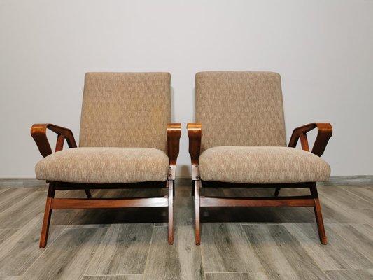 Armchairs attributed to Frantisek Jirak for Tatra, 1960s, Set of 2-QJA-1384255